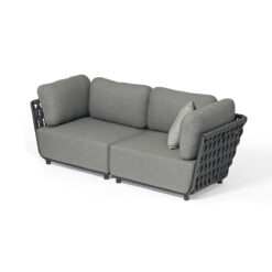 Садовый модульный диван HUG (серый) Couture Jardin 