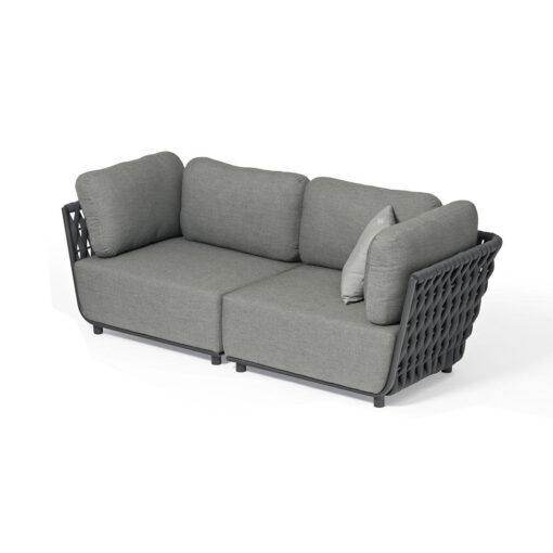 Садовый модульный диван HUG (серый) Couture Jardin