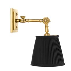 Настенный светильник WENTWORTH (одиночный, золото, черный абажур) Eichholtz 