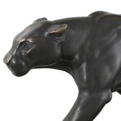 Скульптура Panther On Marble Base Eichholtz Черный