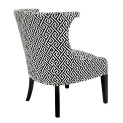 Кресло ELSON (чёрно-белое) Eichholtz Черно-белый