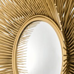 Зеркало Solaris L (круглое, золотистая отделка) Eichholtz 