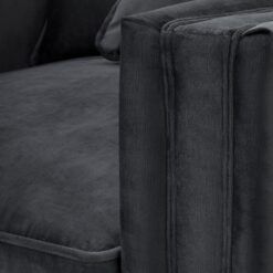 Кресло MENORCA (чёрное) Eichholtz Черный