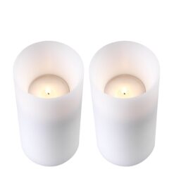 Набор из двух искусственных свечей Eichholtz Белый