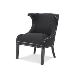 Кресло ELSON (чёрное) Eichholtz Черный