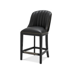 Полубарный стул Balmore (черный) Eichholtz Черный