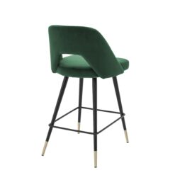 Полубарный стул Avorio (зеленый) Eichholtz Зеленый