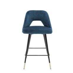 Полубарный стул Avorio (синий) Eichholtz Синий
