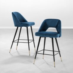 Полубарный стул Avorio (синий)