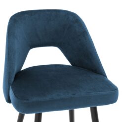 Полубарный стул Avorio (синий) Eichholtz Синий