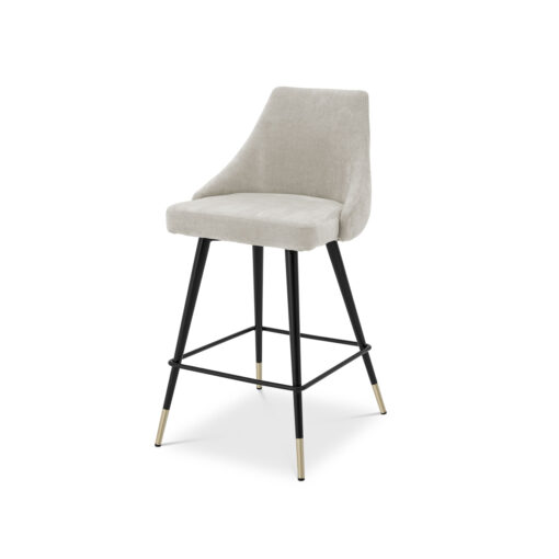 Полубарный стул Cedro (светло-серый) Eichholtz Светло-серый