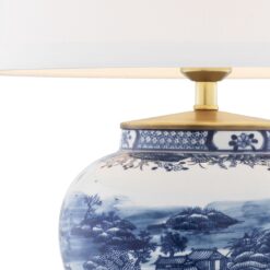 Настольная лампа Chinese Blue Eichholtz Кремовый