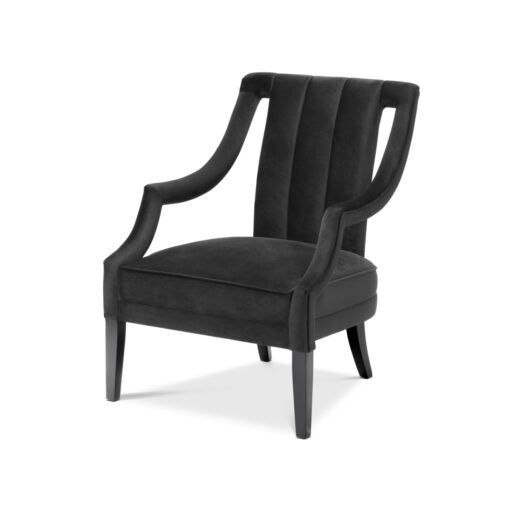 Кресло ERMITAGE (черное) Eichholtz Черный