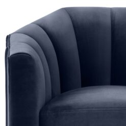 Вращающееся кресло Delancey (темно-синее) Eichholtz Темно-синий