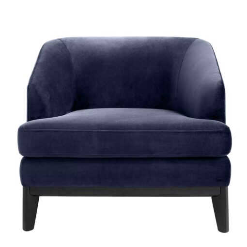 Кресло Monterey (темно-синее) Eichholtz Синий