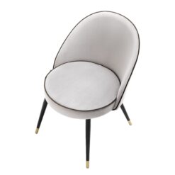 Набор из двух обеденных стульев Cooper (светло-серый) Eichholtz Светло-серый