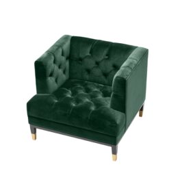 Кресло Castelle (зеленое) Eichholtz Зеленый