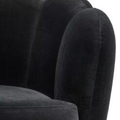 Вращающееся кресло MIRAGE (черное) Eichholtz Черный