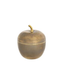 Набор из двух шкатулок яблоко (состаренная латунь) Eichholtz 