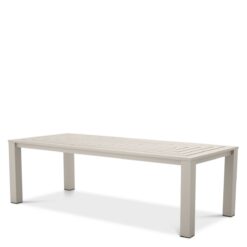 Садовый обеденный стол VISTAMAR (белый) Eichholtz Песочный