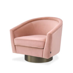 Вращающееся кресло CATENE (розовое) Eichholtz Розовый