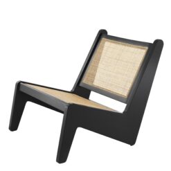 Кресло AUBIN (черное) Eichholtz Черный