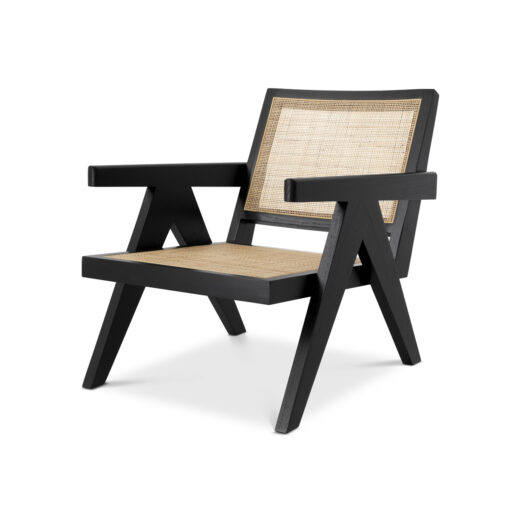 Кресло Aristide (черное) Eichholtz Черный
