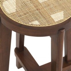 Полубарный стул Dareau (коричневый) Eichholtz Коричневый