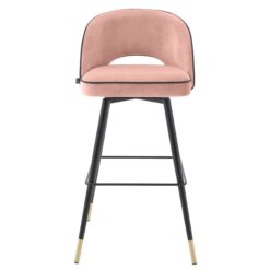 Набор из двух барных стульев Cliff (розовый) Eichholtz Розовый