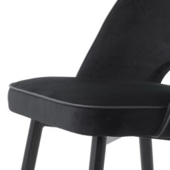 Набор из двух обеденных стульев Cliff (черный) Eichholtz Черный