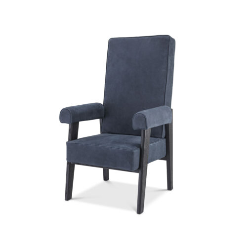 Кресло Milo (синее) Eichholtz Темно-синий