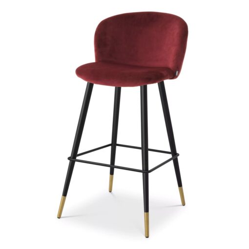 Барный стул Volante (бордовый) Eichholtz Бордовый