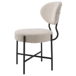 Набор из двух обеденных стульев Vicq (кремовый) Eichholtz Кремовый