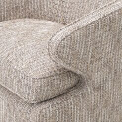 Вращающееся кресло Dorset (серо-бежевое) Eichholtz Серый
