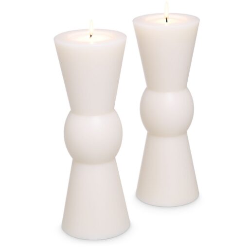 Набор из двух свечей ARTO L Eichholtz Белый