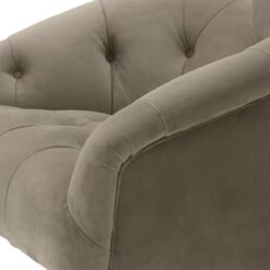 Вращающееся кресло Gardner (песочного цвета) Eichholtz Серый