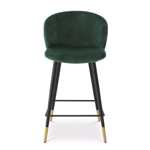 Полубарный стул Volante Eichholtz темно-зеленый