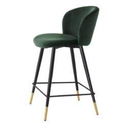 Полубарный стул Volante Eichholtz темно-зеленый