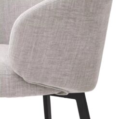 Набор из двух обеденных стульев Lloyd (серый, с подлокотником) Eichholtz Серый
