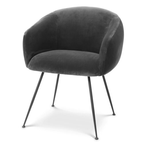 Обеденный стул Elbury (темно-серый) Eichholtz Темно-серый