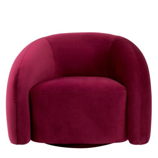 Кресло Novelle (бордовое) Eichholtz Бледно-розовый, Бордовый, Красный