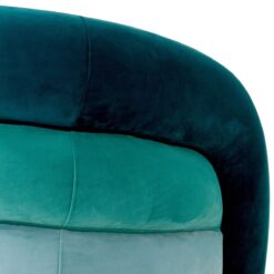 Кресло Novelle (бирюзовое) Eichholtz Бирюзовый, Зеленый, Темно-синий