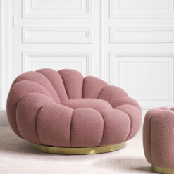 Вращающееся кресло Mello (розовое)