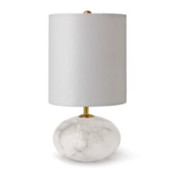 Настольная лампа Alabaster Mini Orb Regina Andrew Белый