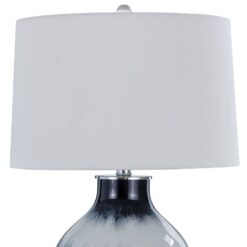 Настольная лампа Indigo Glass Regina Andrew Белый, Индиго