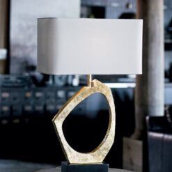 Настольная лампа Manhattan Regina Andrew Белый, Золотой