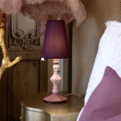 Настольная лампа Belle de Nuit (розовая)
