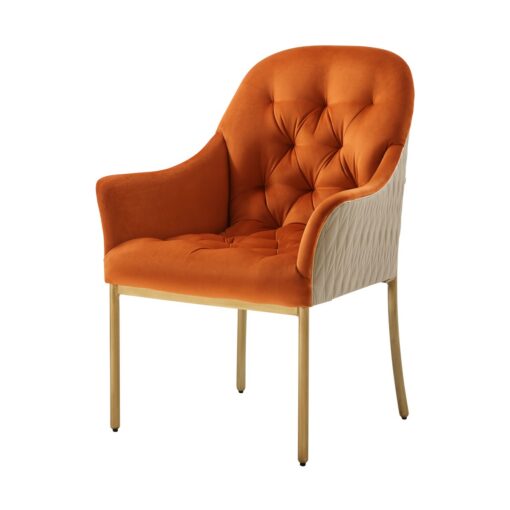 Обеденный стул Iconic II (оранжевый) Theodore Alexander Оранжевый