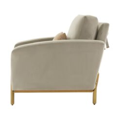 Кресло Iconic Upholstered (светло-серое) Theodore Alexander Светло-серый
