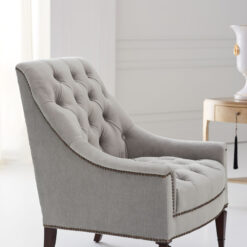 Кресло Classic Elegance (светло-серое) Caracole Светло-серый